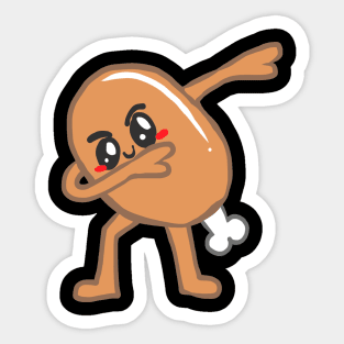 Dancing Steppes Rocking Beaten Dance Chicken Sticker